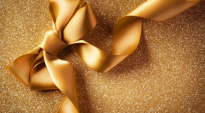 Picture of gold bow