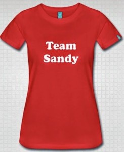 Team Sandy t-shirt