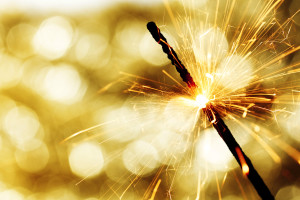Picture of firework spark