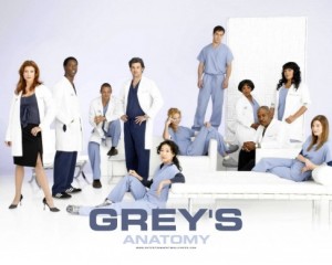 Shot of original Grey's Anatomy Cast